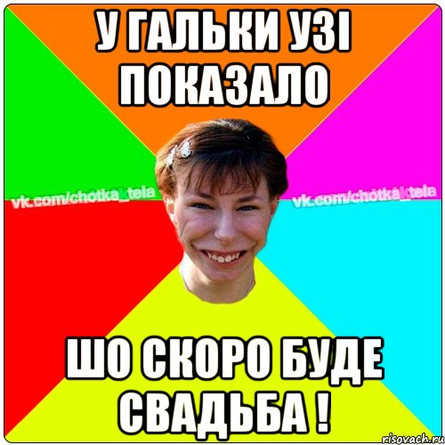 У Гальки узі показало шо скоро буде свадьба !, Мем Чьотка тьола создать мем