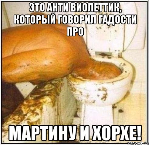 Это Анти Виолеттик, который говорил гадости про Мартину и Хорхе!, Мем Дайвер