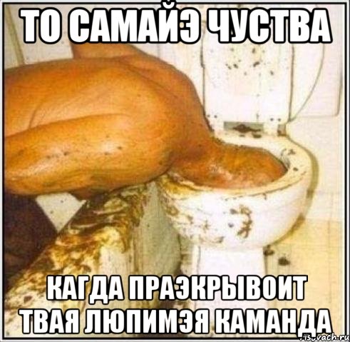 то самайэ чуства кагда праэкрывоит твая люпимэя каманда, Мем Дайвер