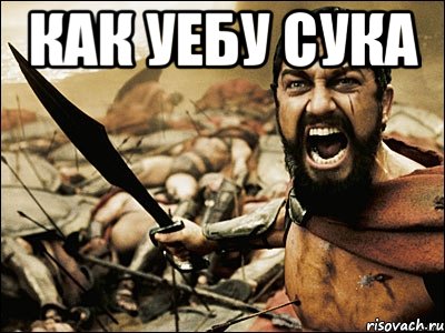 как уебу сука , Мем Это Спарта