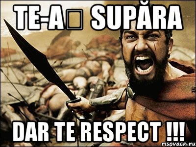 Te-aș supăra dar te respect !!!, Мем Это Спарта