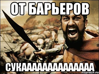 От барьеров сукаааааааааааааа, Мем Это Спарта