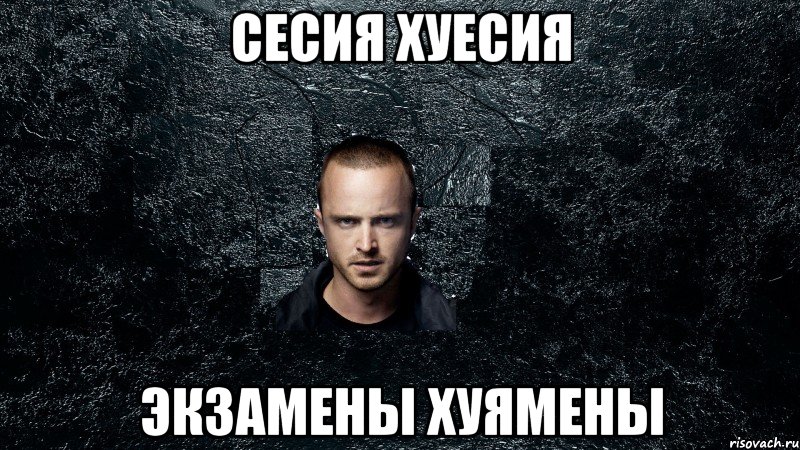Сесия хуесия экзамены хуямены