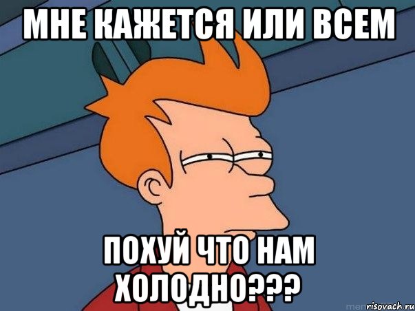 мне кажется или всем похуй что нам холодно???, Мем  Фрай (мне кажется или)