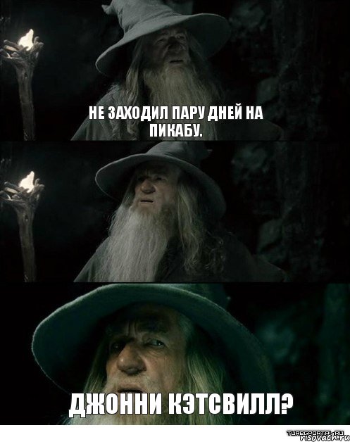 Не заходил пару дней на Пикабу.  Джонни Кэтсвилл?, Комикс Гендальф заблудился