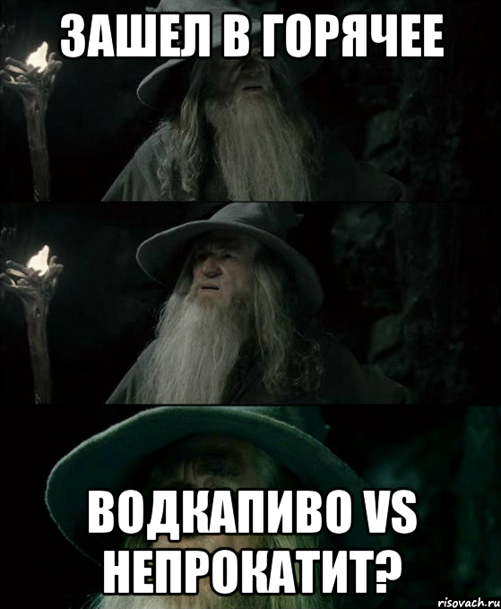 Зашел в горячее Водкапиво vs непрокатит?, Комикс Гендальф заблудился