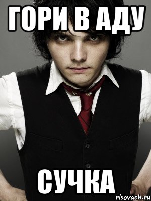 гори в аду сучка, Мем Gerard Way