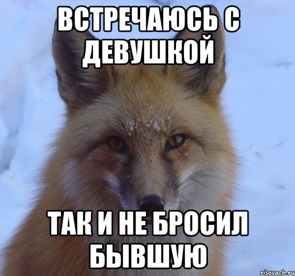 встречаюсь с девушкой так и не бросил бывшую