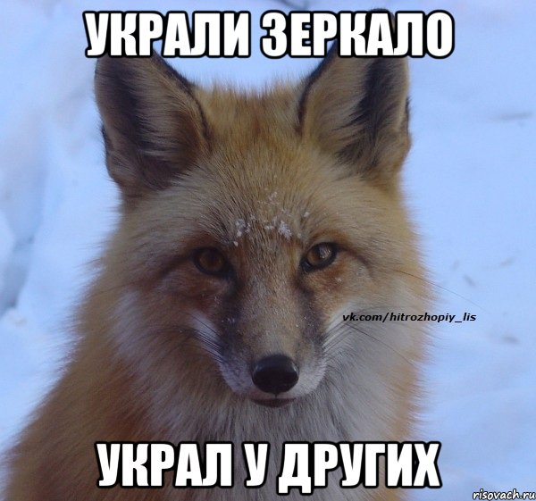 украли зеркало украл у других