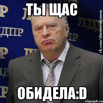ты щас обидела:D, Мем Хватит это терпеть (Жириновский)