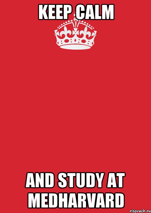 Keep calm and study at MedHarvard, Комикс Keep Calm 3