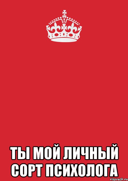  ТЫ МОЙ ЛИЧНЫЙ СОРТ ПСИХОЛОГА, Комикс Keep Calm 3