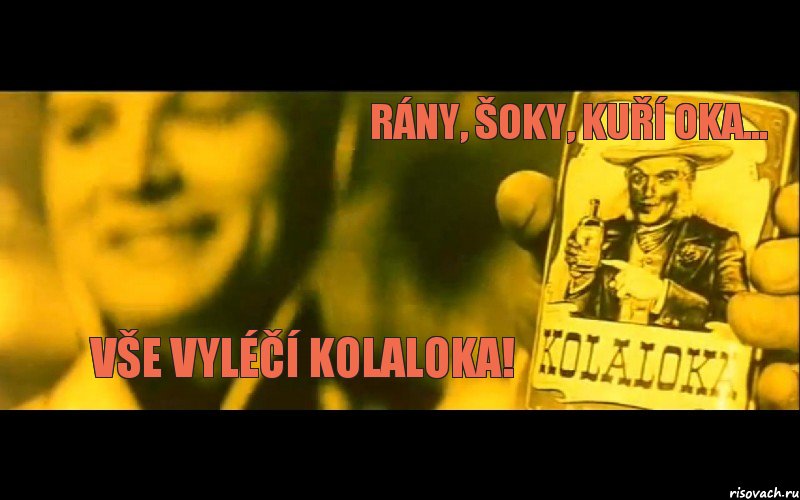 Rány, šoky, kuří oka... vše vyléčí Kolaloka!, Комикс Kolaloka