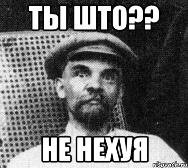 Ты што?? не нехуя, Мем   Ленин удивлен