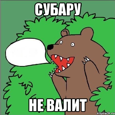 субару не валит, Мем Медведь-шлюха