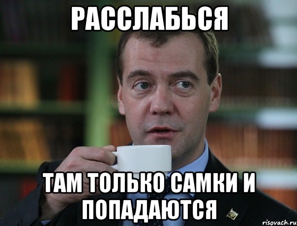 расслабься там только самки и попадаются, Мем Медведев спок бро