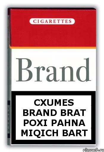 cxumes Brand brat poxi pahna miqich bart, Комикс Минздрав