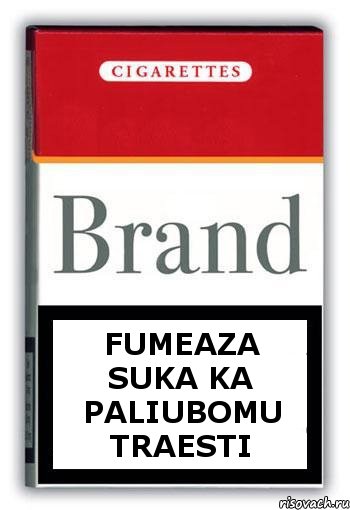 Fumeaza suka ka paliubomu traesti, Комикс Минздрав