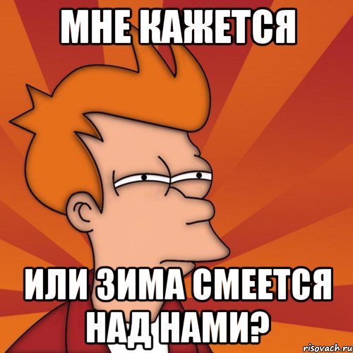 Мне кажется Или зима смеется над нами?, Мем Мне кажется или (Фрай Футурама)