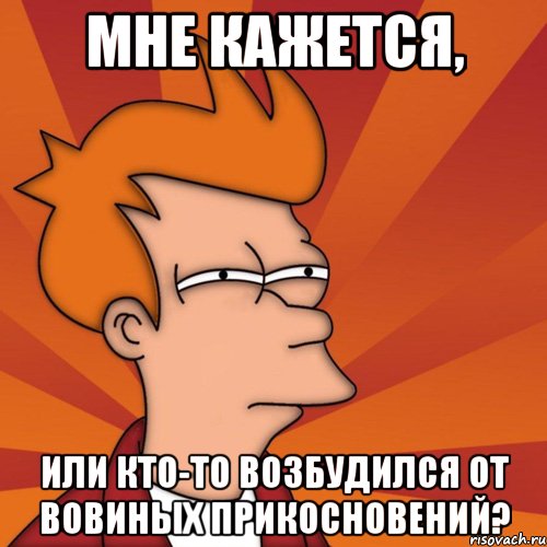 МНЕ КАЖЕТСЯ, ИЛИ КТО-ТО ВОЗБУДИЛСЯ ОТ ВОВИНЫХ ПРИКОСНОВЕНИЙ?, Мем Мне кажется или (Фрай Футурама)