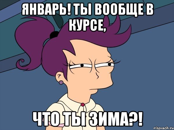 Январь! Ты вообще в курсе, ЧТО ТЫ ЗИМА?!, Мем Мне кажется или (с Лилой)