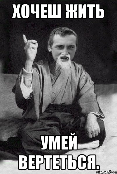 Хочеш жить умей вертеться., Мем Мудрий паца