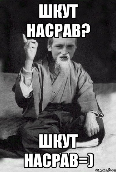 шкут насрав? шкут насрав=), Мем Мудрий паца