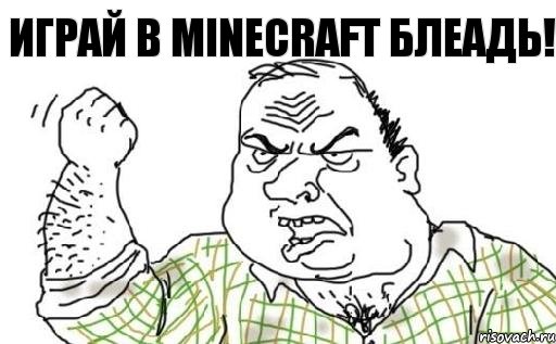 Играй в Minecraft блеадь!, Комикс Мужик блеать