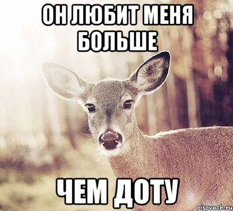 Он любит меня больше чем Доту