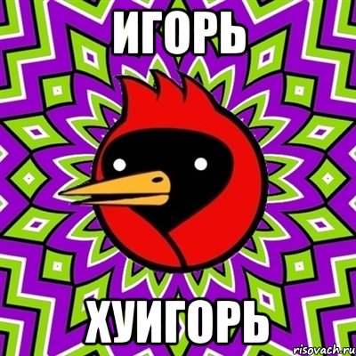 Игорь Хуигорь, Мем Омская птица