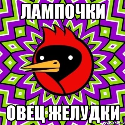 лампочки овец желудки, Мем Омская птица