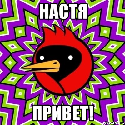 настя привет!, Мем Омская птица