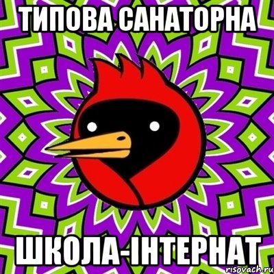 Типова Санаторна школа-інтернат, Мем Омская птица