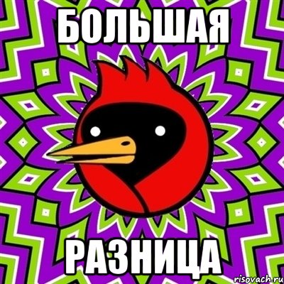 большая Разница, Мем Омская птица