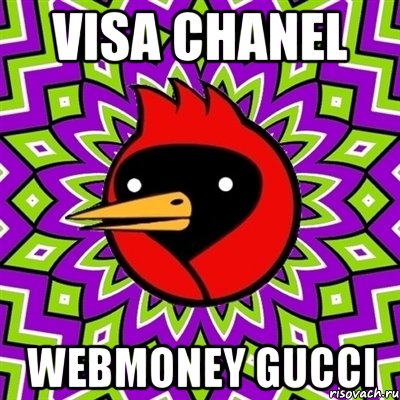 VISA CHANEL WEBMONEY GUCCI