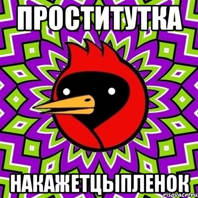 Проститутка Накажетцыпленок, Мем Омская птица