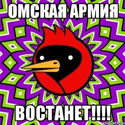 омская армия ВОСТАНЕТ!!!!, Мем Омская птица