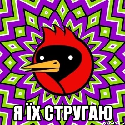  Я їх стругаю, Мем Омская птица