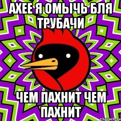 ахее я омычь бля трубачи чем пахнит чем пахнит, Мем Омская птица