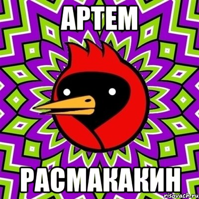 Артем Расмакакин, Мем Омская птица