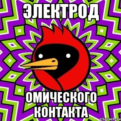 электрод омического контакта, Мем Омская птица