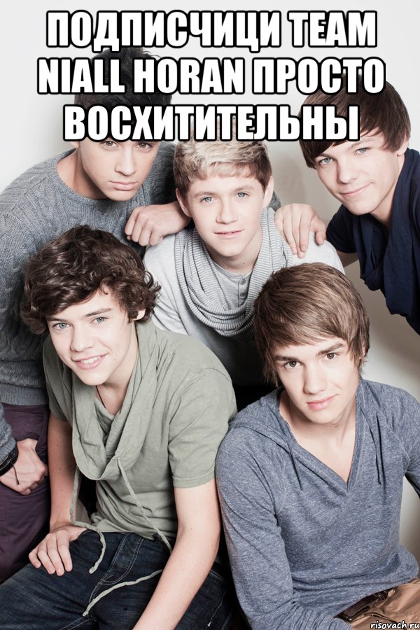 ПОДПИСЧИЦИ TEAM NIALL HORAN ПРОСТО ВОСХИТИТЕЛЬНЫ , Мем One Direction