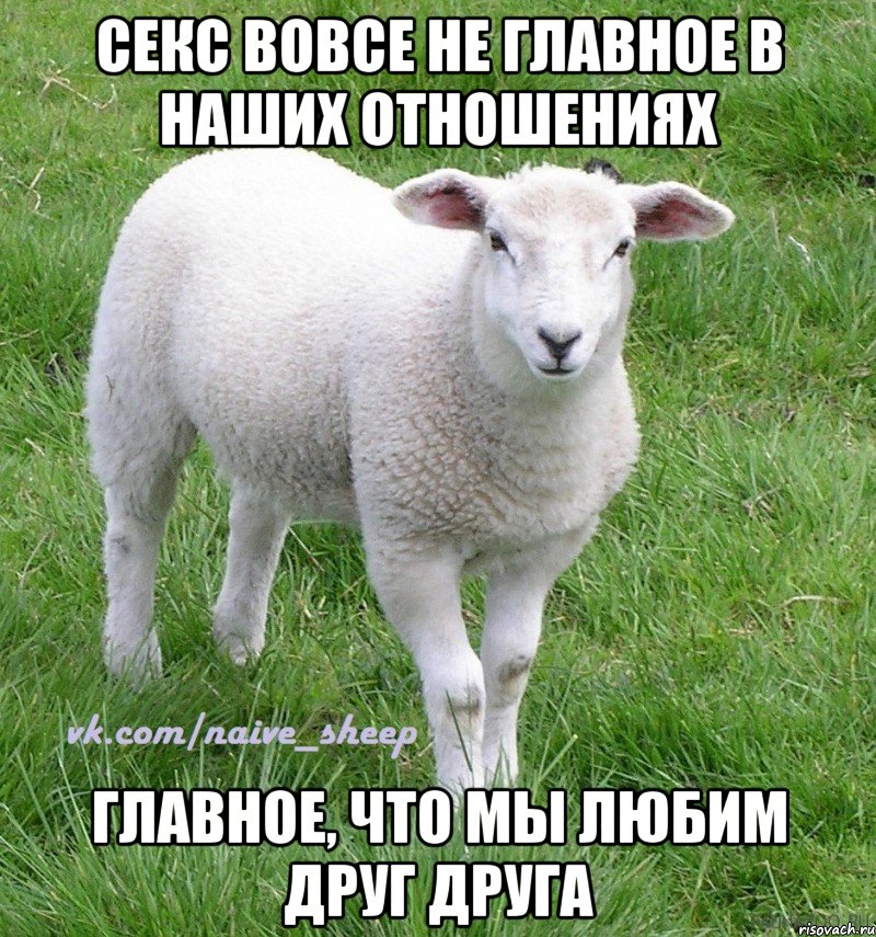 секс вовсе не главное в наших отношениях главное, что мы любим друг друга
