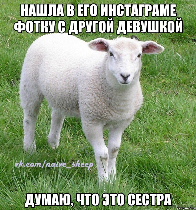 нашла в его инстаграме фотку с другой девушкой думаю, что это сестра