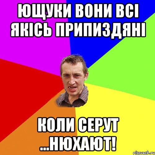 Ющуки вони всі якісь припиздяні коли серут ...нюхают!, Мем Чоткий паца