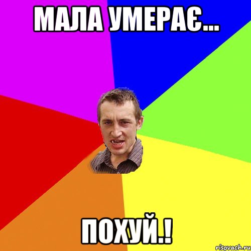 Мала умерає... Похуй.!, Мем Чоткий паца