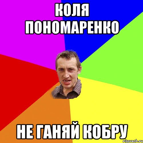 Коля Пономаренко не ганяй кобру, Мем Чоткий паца