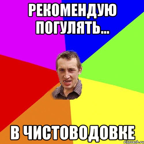 Рекомендую погулять... В Чистоводовке, Мем Чоткий паца