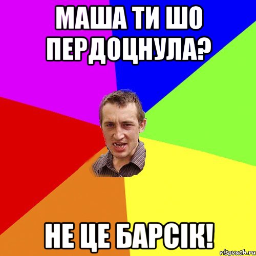 Маша ти шо пердоцнула? не це Барсiк!, Мем Чоткий паца