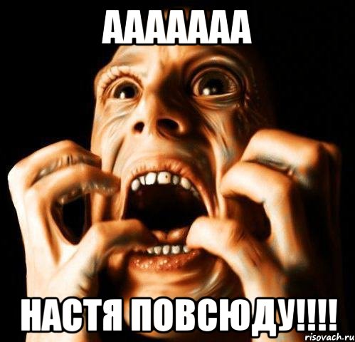ААААААА Настя повсюду!!!!, Мем Паника